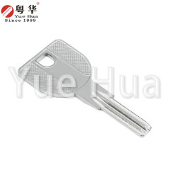 Idle atom double-row crescent dimple key blank; Rolling shutter key blank; Thickness 2.5; Atom key