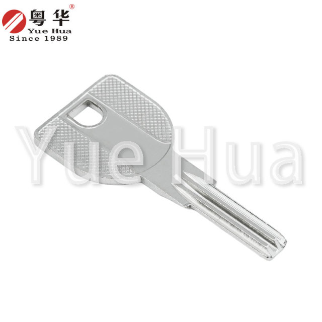 Idle atom double-row crescent dimple key blank; Rolling shutter key blank; Thickness 2.5; Atom key