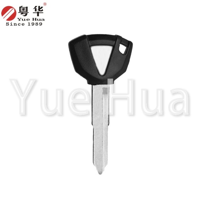 适用于川崎摩托车钥匙，川崎006左单槽；Ninja400/Z900/H2摩托车钥匙坯，黑色、红色和蓝色可选，锁匠耗材