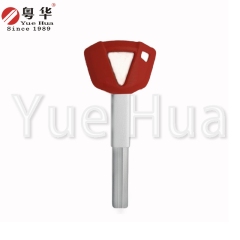 Suitable for Kawasaki motorcycle keys Kawasaki 017 flat key (W);Ninja400/Z400;chip installable;motorcycle key blank Yuehua key and lock consumables