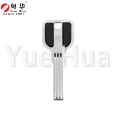 Suitable for double-pit and Buyang; double-row key blank for veneers; Buyang crescent three-groove 2.4mm thick key blank atomic key