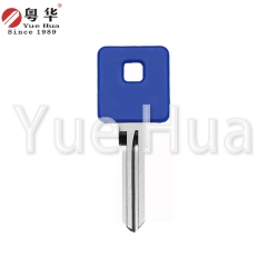 Suitable for US Harley motorcycle keys US Harley 003 right double groove motorcycle key blank black red blue three colors available
