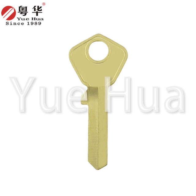 Round top left and right; top lock padlock key blank; civil key; padlock key