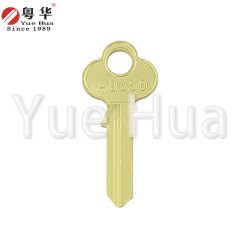 Huawuzhou padlock top floor cabinet key blank copper material 1.4mm thick key blank civil key key blank