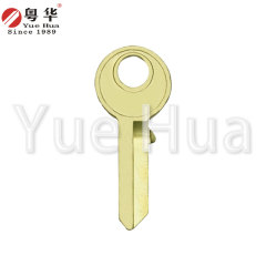 花朵顶部；顶部锁芯挂锁钥匙坯；民用钥匙；吊挂钥匙