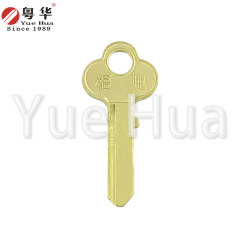 Huawuzhou padlock top floor cabinet key blank copper material 1.4mm thick key blank civil key key blank