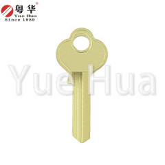 Zhanhua single-bit plum blossom copper key blank; padlock top lock cabinet lock key blank; key blank