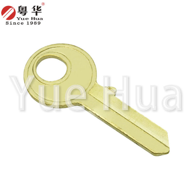花朵顶部；顶部锁芯挂锁钥匙坯；民用钥匙；吊挂钥匙