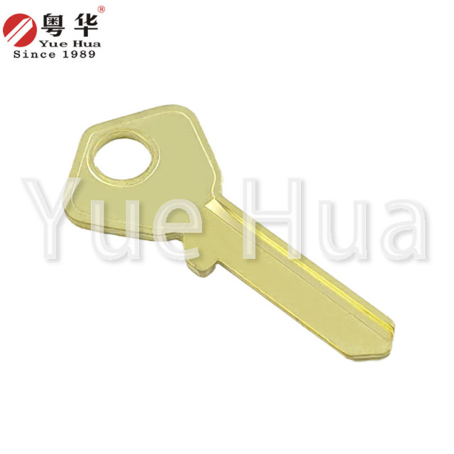 Round top left and right; top lock padlock key blank; civil key; padlock key