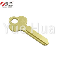 Huawuzhou padlock top floor cabinet key blank copper material 1.4mm thick key blank civil key key blank