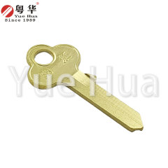 Huayangjiang Padlock Top Floor Cabinet Key Blank Copper Material 1.4mm Thick Key Blank Single-bit Key Key Blank