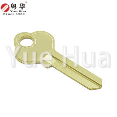 Zhanhua single-bit plum blossom copper key blank; padlock top lock cabinet lock key blank; key blank