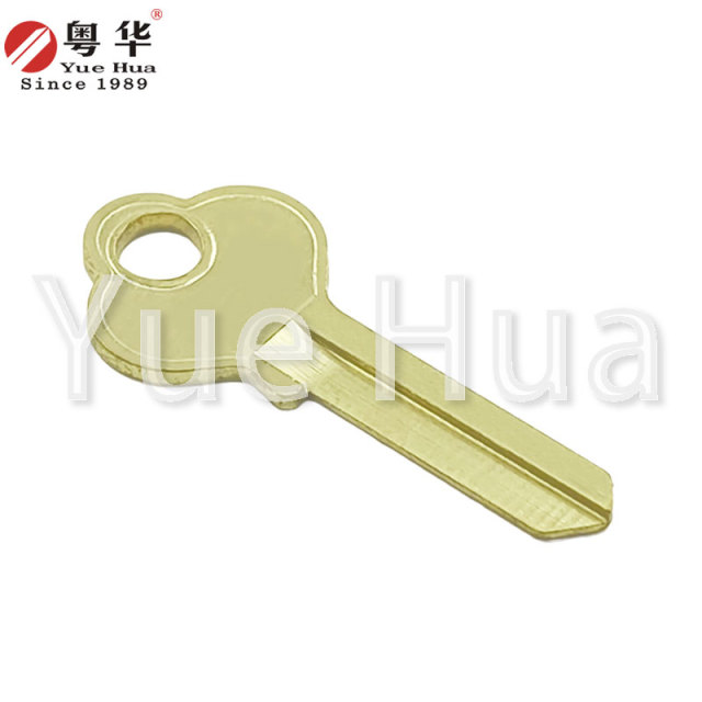 Zhanhua single-bit plum blossom copper key blank; padlock top lock cabinet lock key blank; key blank