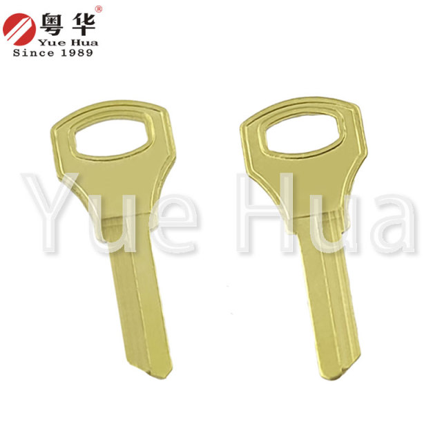 Large round head top left and right; top lock padlock key blank; civil key; key blank