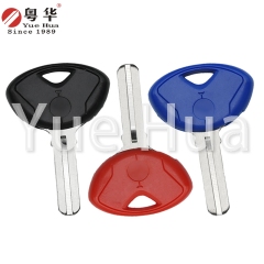 适用于宝马摩托车钥匙，BMW 002 中间槽；K1200/1300/S1000R/R1200R/HP4；可安装芯片；摩托车钥匙坯