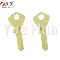 Round top left and right; top lock padlock key blank; civil key; padlock key
