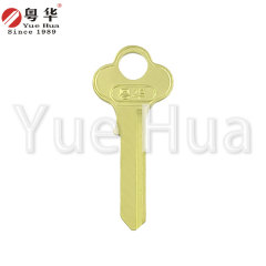 Plum blossom Han Shan left and right; padlock, top lock, cabinet lock key blank; copper material, thickness 1.5; key blank