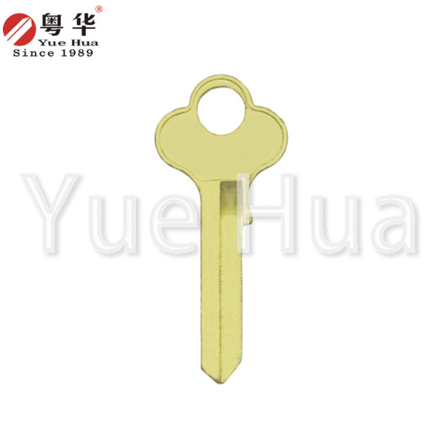 Plum blossom Han Shan left and right; padlock, top lock, cabinet lock key blank; copper material, thickness 1.5; key blank