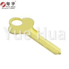 Plum blossom Han Shan left and right; padlock, top lock, cabinet lock key blank; copper material, thickness 1.5; key blank