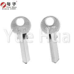 Around the middle of the third ring; Third ring key blank; Civilian brass key; Padlock key blank; Thickness 1.5; Hanging key