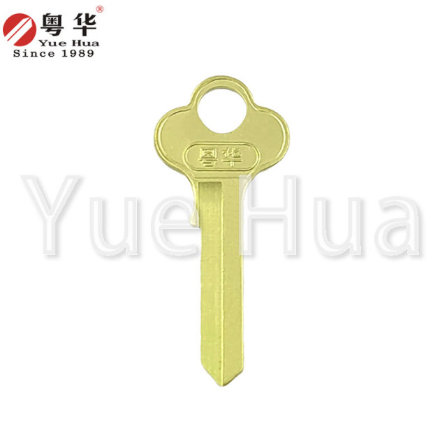 Plum blossom Han Shan left and right; padlock, top lock, cabinet lock key blank; copper material, thickness 1.5; key blank