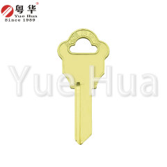 Plum blossom 5-pin small; Plum blossom harvest padlock key blank; Brass material, 1.6mm thick key blank; Padlock key