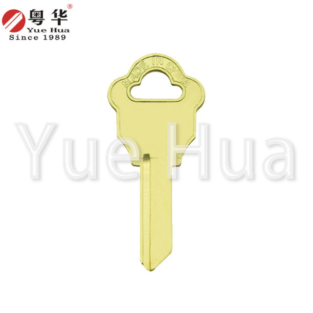 Plum blossom 5-pin small; Plum blossom harvest padlock key blank; Brass material, 1.6mm thick key blank; Padlock key