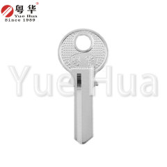 Small 3-ring left and right; padlock key blank; brass material, 1.5mm thick key blank; padlock key