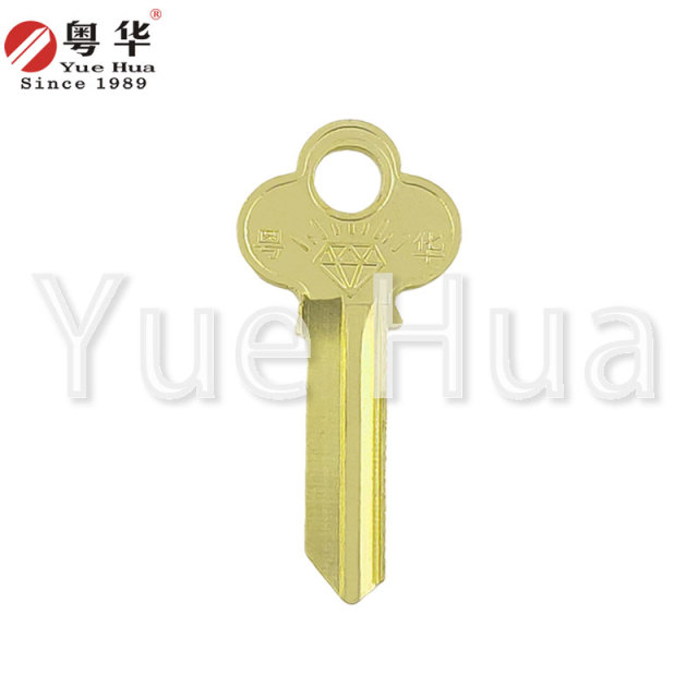 Three-hole flower key blank; Padlock top cabinet key blank; Copper material 1.8mm thick key blank; Civil key; Key