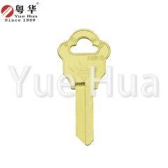 Plum blossom 5-pin small; Plum blossom harvest padlock key blank; Brass material, 1.6mm thick key blank; Padlock key