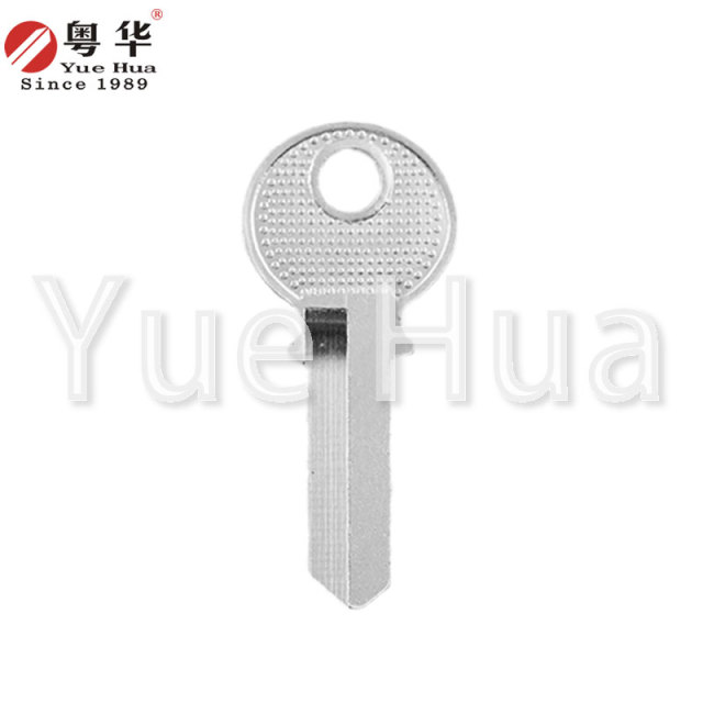 Small 3-ring left and right; padlock key blank; brass material, 1.5mm thick key blank; padlock key