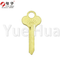 Xiao Wu Ying You; Five-inch key blank; I-shaped brass key blank; Plum blossom thick 1.6; Padlock top lock; Hanging blank