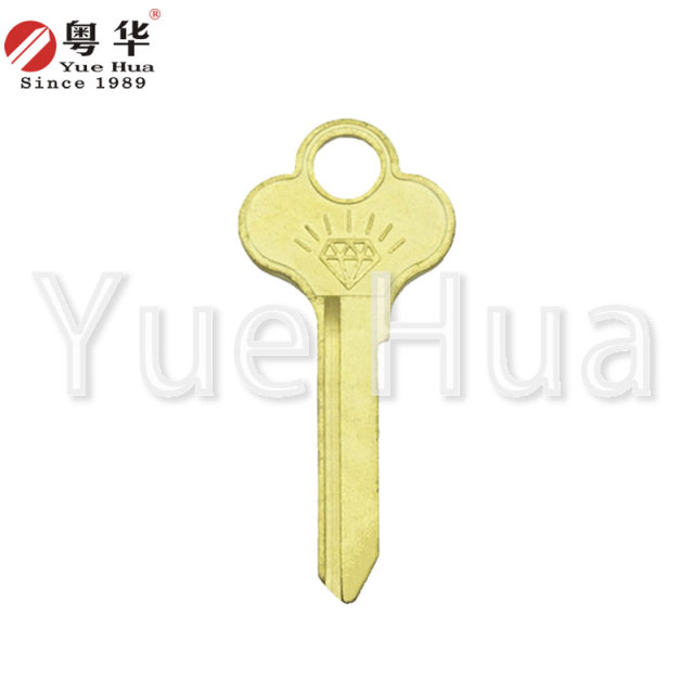 Xiao Wu Ying You; Five-inch key blank; I-shaped brass key blank; Plum blossom thick 1.6; Padlock top lock; Hanging blank