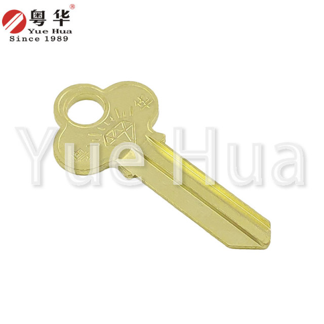 Three-hole flower key blank; Padlock top cabinet key blank; Copper material 1.8mm thick key blank; Civil key; Key