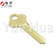 Five-inch left; Five-inch key blank; Padlock top lock cabinet key blank; Brass material thickness 1.8; Padlock key