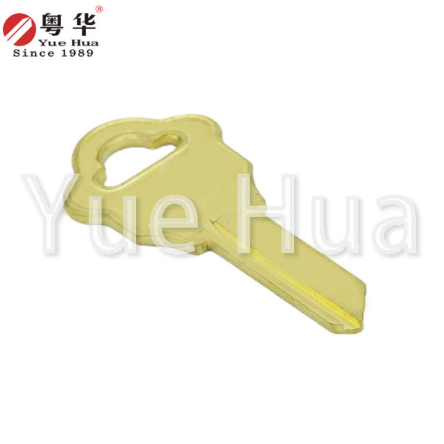 Plum blossom 5-pin small; Plum blossom harvest padlock key blank; Brass material, 1.6mm thick key blank; Padlock key