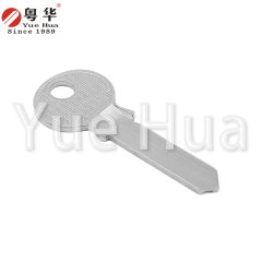 About 3 rings long, padlock key blank, brass material, 1.8mm thick key blank, padlock key