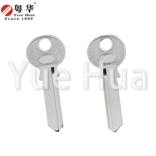 About 3 rings long, padlock key blank, brass material, 1.8mm thick key blank, padlock key