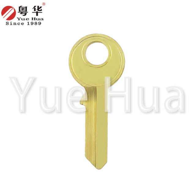 Flower right middle top; One-word double fish padlock key blank; Round head copper material key blank; Drawer key blank