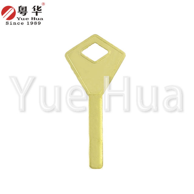 Xiaolaifu Semi-circular Diamond Key Blank, 3mm Thick Copper Material Lock Key Blank, Diamond Key