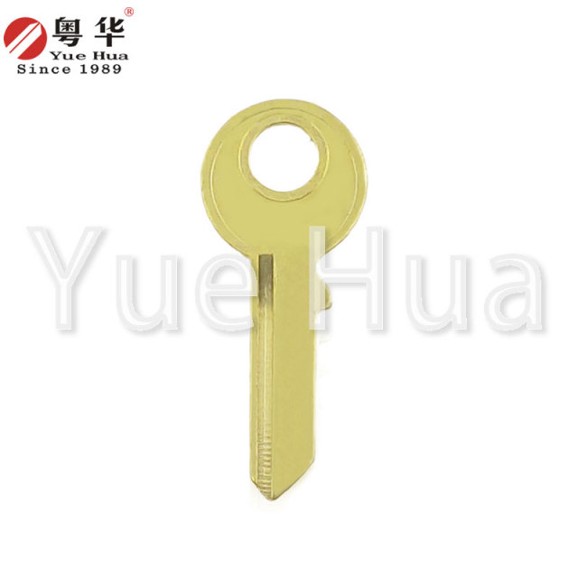 Flower right middle top; One-word double fish padlock key blank; Round head copper material key blank; Drawer key blank