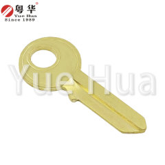 Flower right middle top; One-word double fish padlock key blank; Round head copper material key blank; Drawer key blank