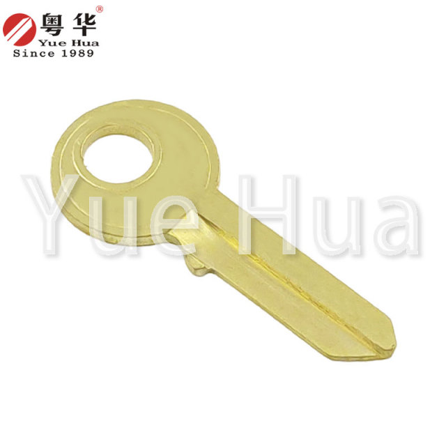 Flower right middle top; One-word double fish padlock key blank; Round head copper material key blank; Drawer key blank