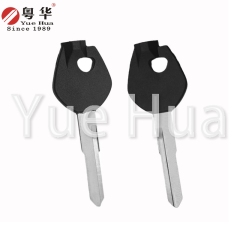 适用于铃木摩托车钥匙，铃木磁珠左右单槽钥匙坯，Liying/Tianying/Neptune AN125T，带磁珠和薄膜的摩托车钥匙坯，带磁珠和薄膜