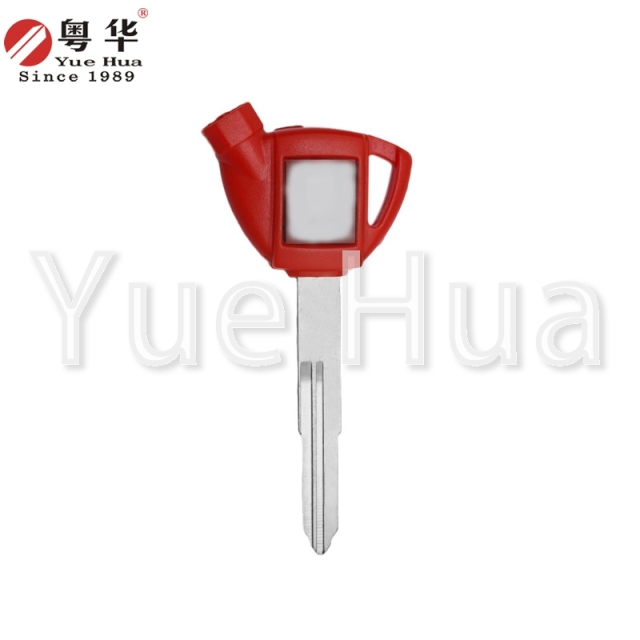 适用于铃木摩托车钥匙，铃木006右双槽，AN T-Wave 250/400 T-Wave 650，带磁珠和薄膜