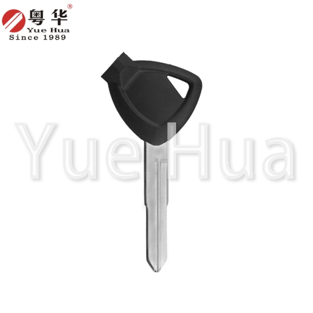 适用于铃木摩托车钥匙，铃木011-1左双槽，海王星，红玉，铃木摩托车钥匙坯，带磁珠和薄膜