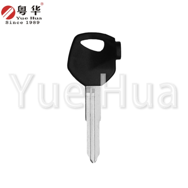 适用于铃木摩托车钥匙，铃木017右双槽VN100/VM100/HJ100T-5/6天龙星125，带磁珠和薄膜