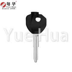 适用于铃木摩托车钥匙，铃木018右双槽，云才QS100/力才QS125/UA125，铃木新款磁性控制钥匙坯，带磁珠和磁膜