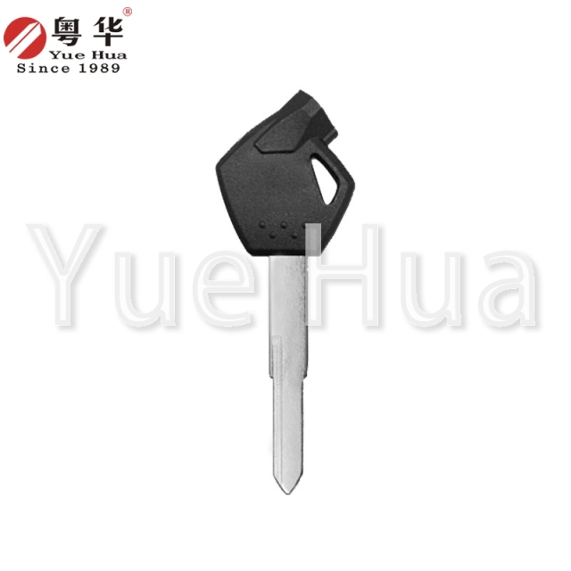 Suitable for Suzuki motorcycle keys Suzuki 024 left and right single groove Suzuki Qingqi UY125T-A/UU125T2/UE15 motorcycle key blank with magnetic beads and film