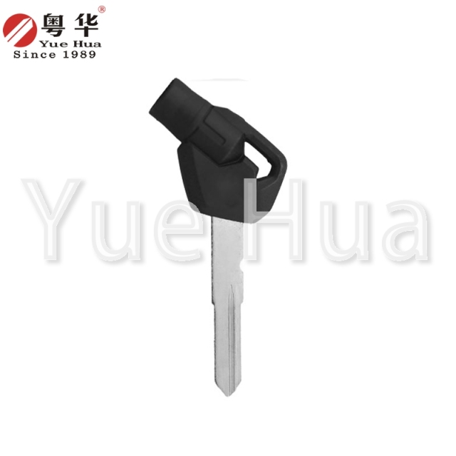 适用于铃木摩托车钥匙 铃木023左右双槽圆头磁性钥匙坯 摩托车钥匙坯 悦华钥匙锁具耗材